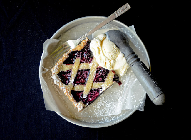 Mulberry Tart with Cardamom and Black Pepper