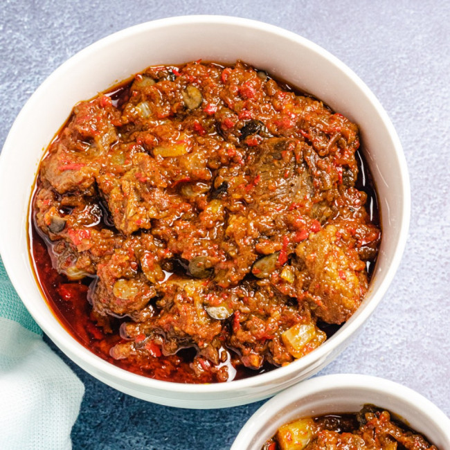 Nigerian Bell Pepper Stew