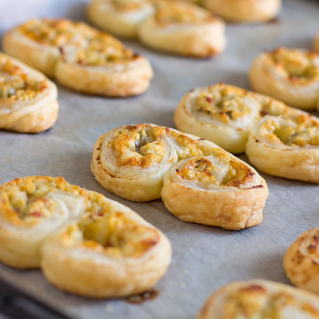 Blue Cheese Palmiers