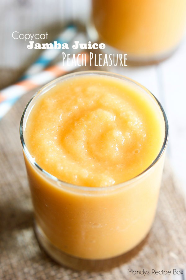 Jamba Juice Peach Pleasure