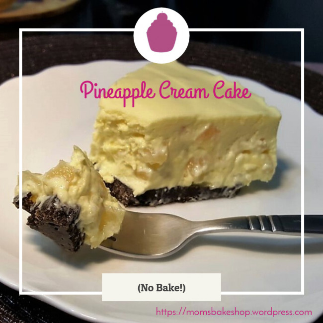 Pineapple Cream Cake (No Bake!)
