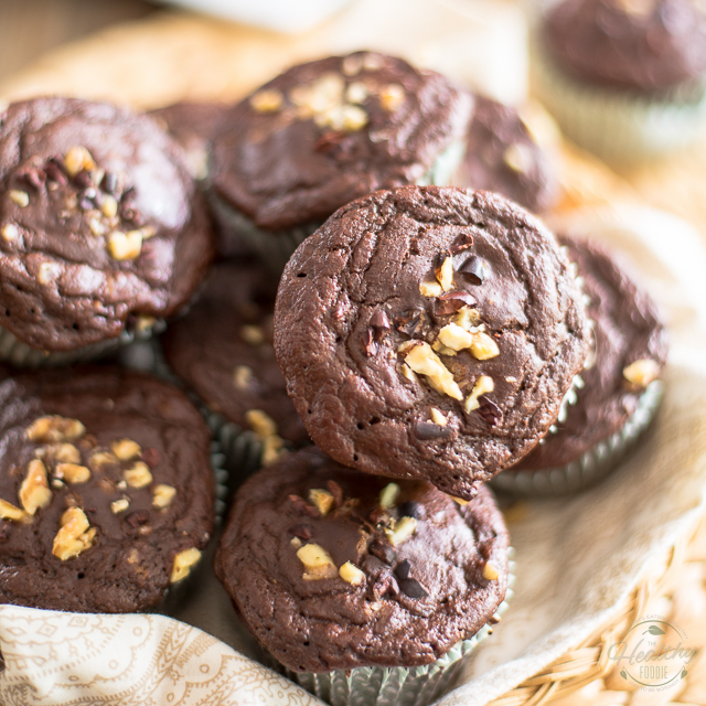 High Protein Chocolate Muffins