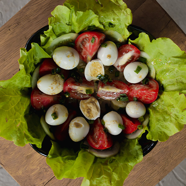 Quail Egg Salad Recipe