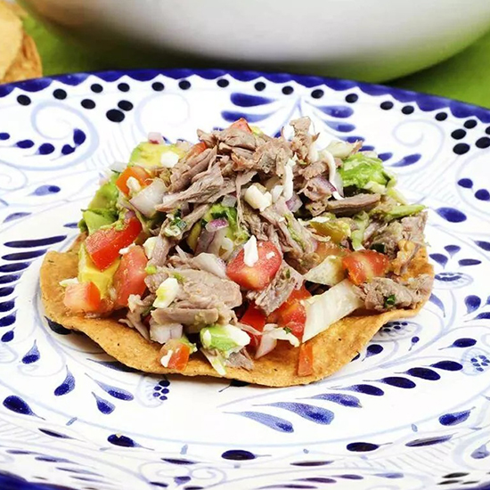 salpicón – mexican shredded beef salad