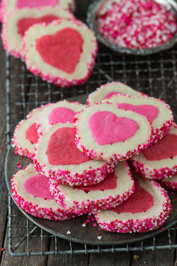 Valentine’s Day Slice N’ Bake Cookies