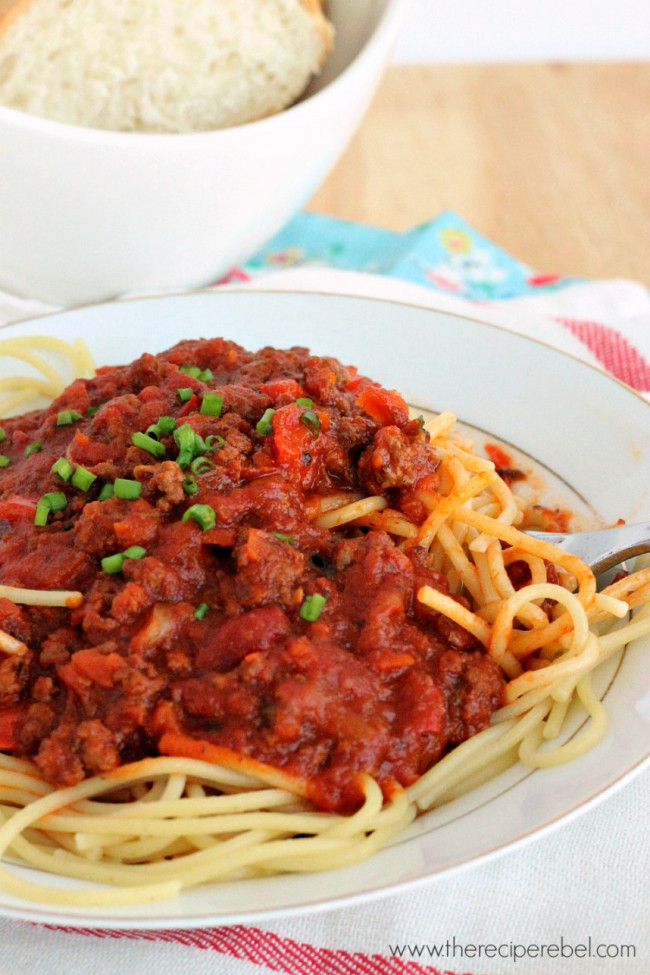 {Slow Cooker} Spaghetti Sauce