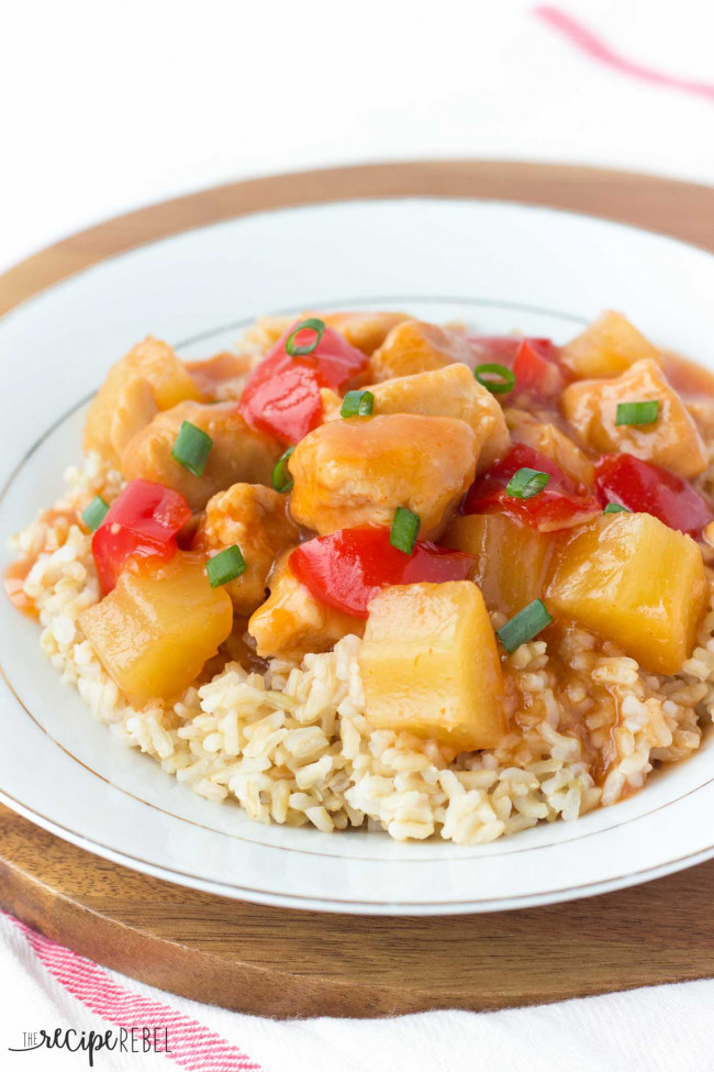 Slow Cooker - Sweet and Sour Chicken
