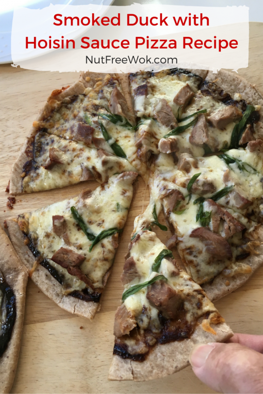 Smoked Duck with Hoisin Sauce Pizza Recipe & Smart Flour Foods Review