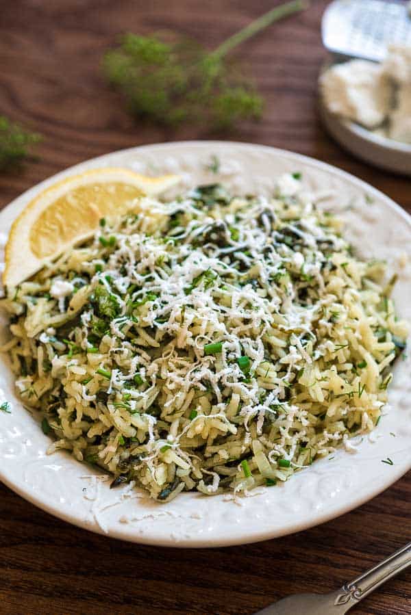 Spanakorizo – Greek Spinach Rice