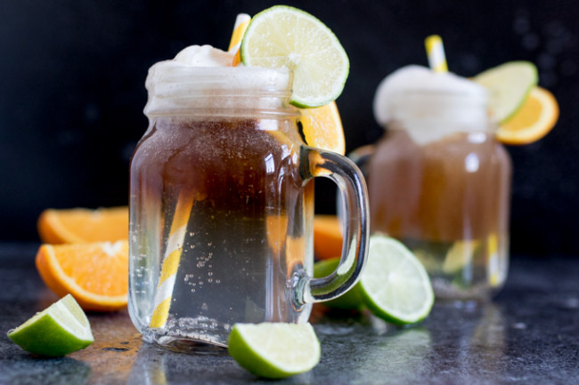Spiced Rum Float