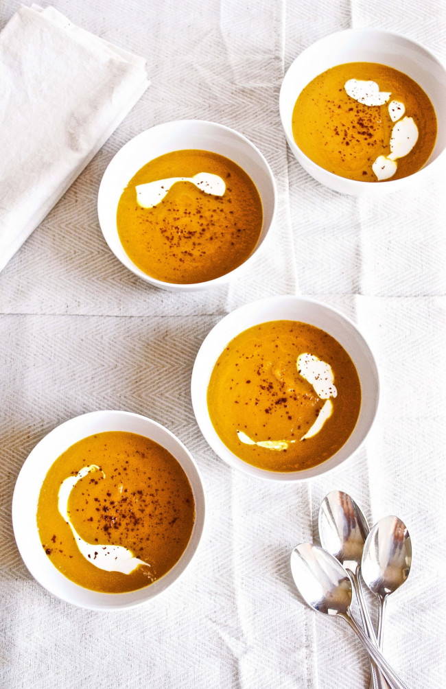 Spicy Chipotle Carrot Soup