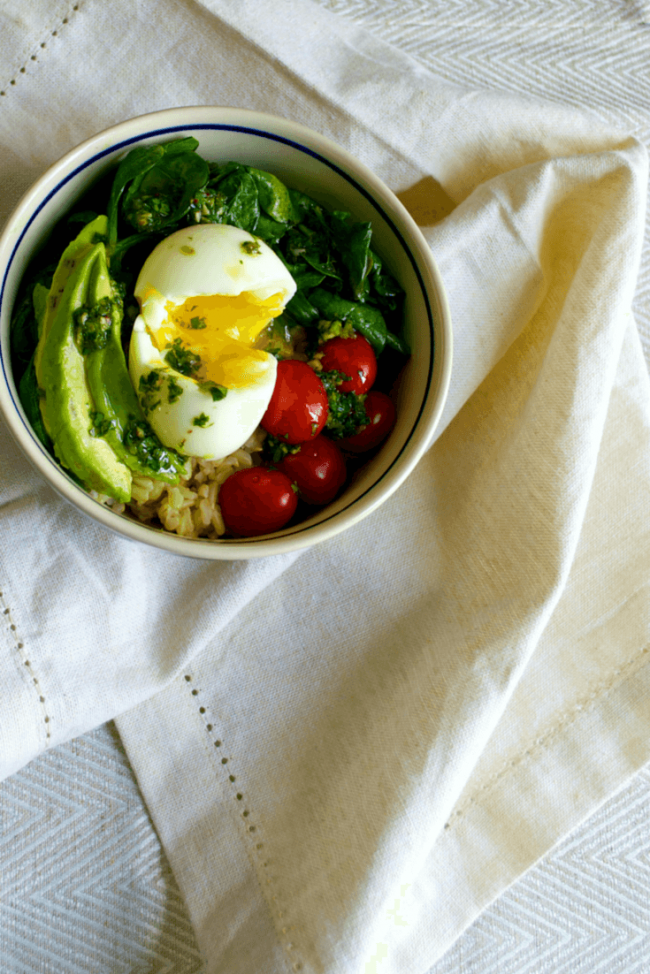 the spring beauty bowl with chermoula