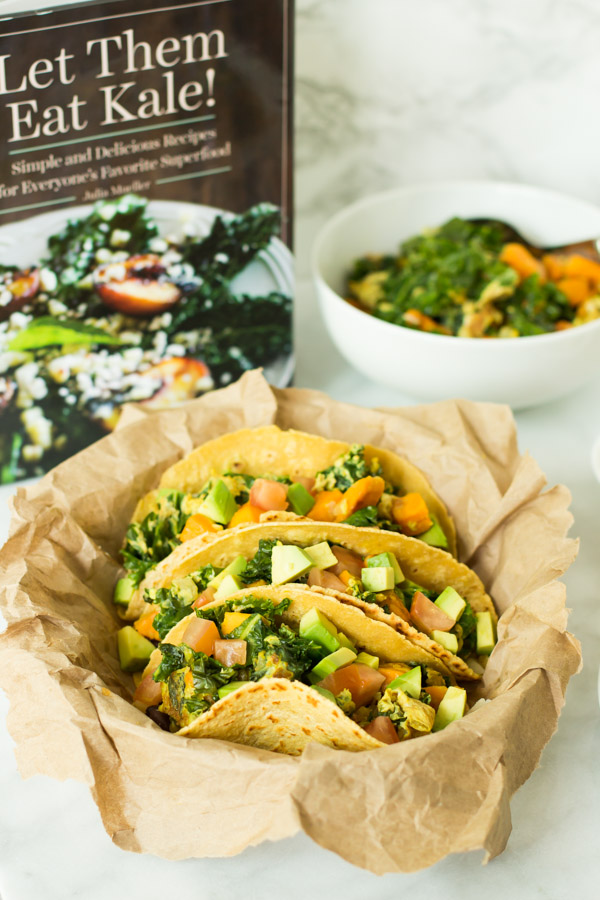 Superfood Breakfast Tacos + Let Them Eat Kale Giveaway