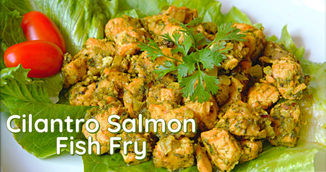Cilantro Salmon Fish Fry