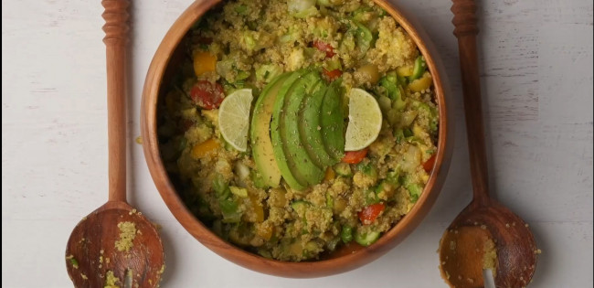 Easy And Healthy Vegan Quinoa Salad Recipe