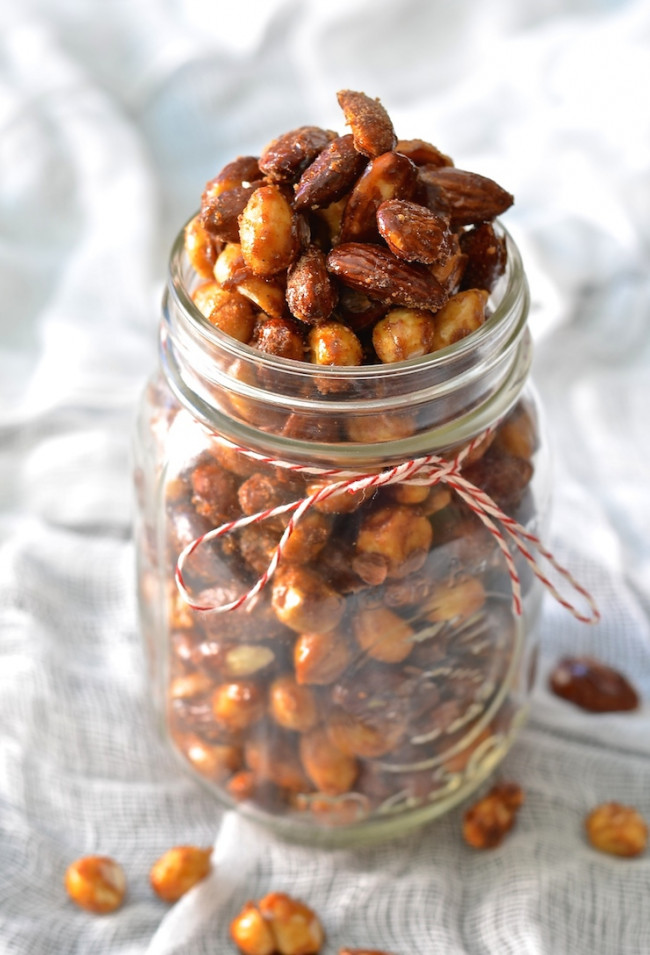 Sweet & Spicy Candied Nuts 