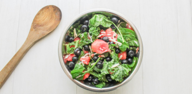 Watermelon Blueberry Salad