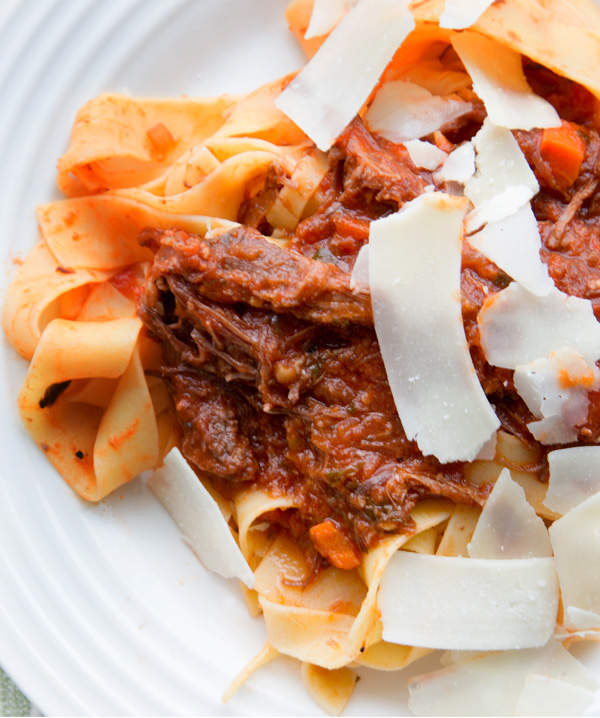 wild boar ragu with pappardelle
