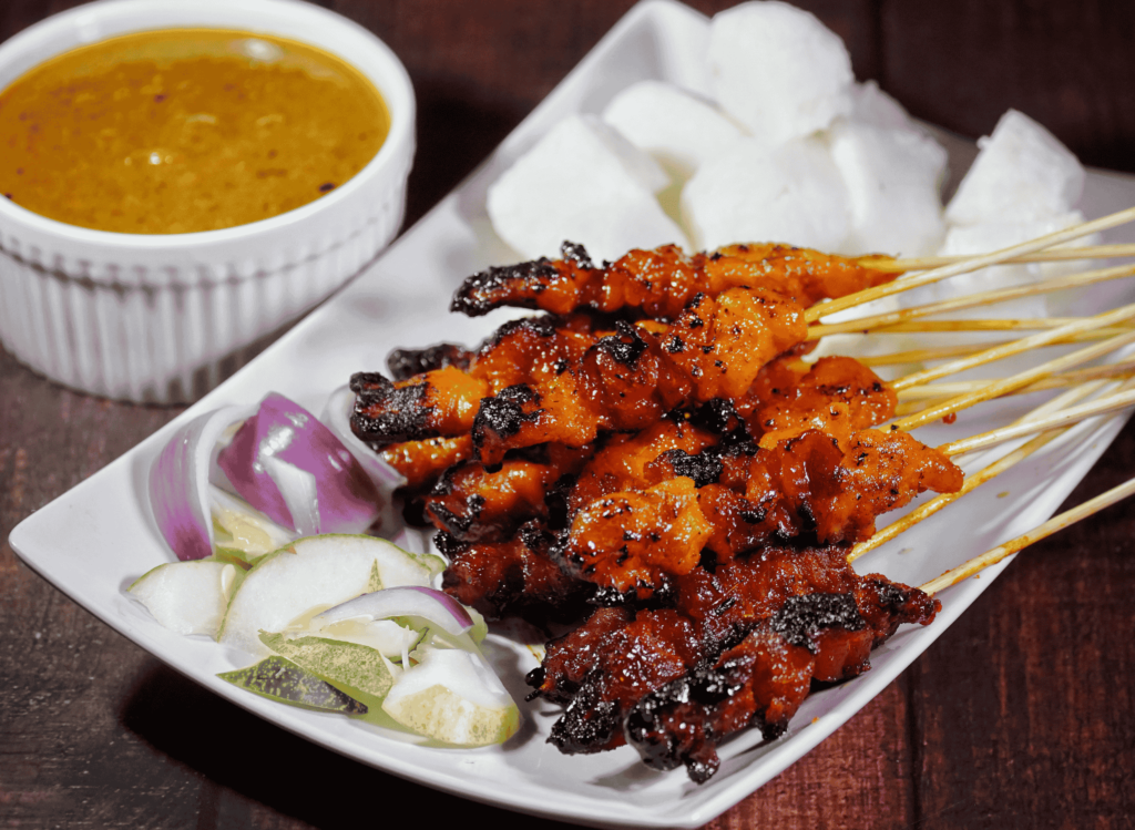 Indonesian Satay (Grilled Skewered Meat)