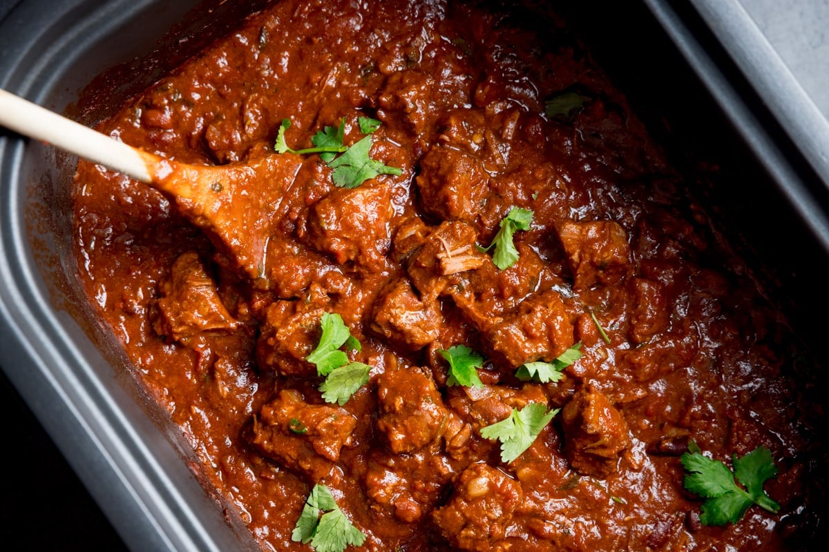 Slow Cooker Pork And Beef Chilli