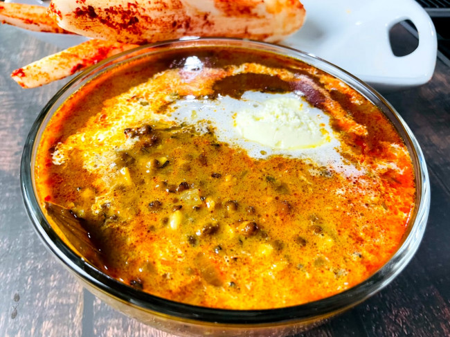 Urad Dal with Rajma Beans | Vegan Dal Makhani - Spicyum