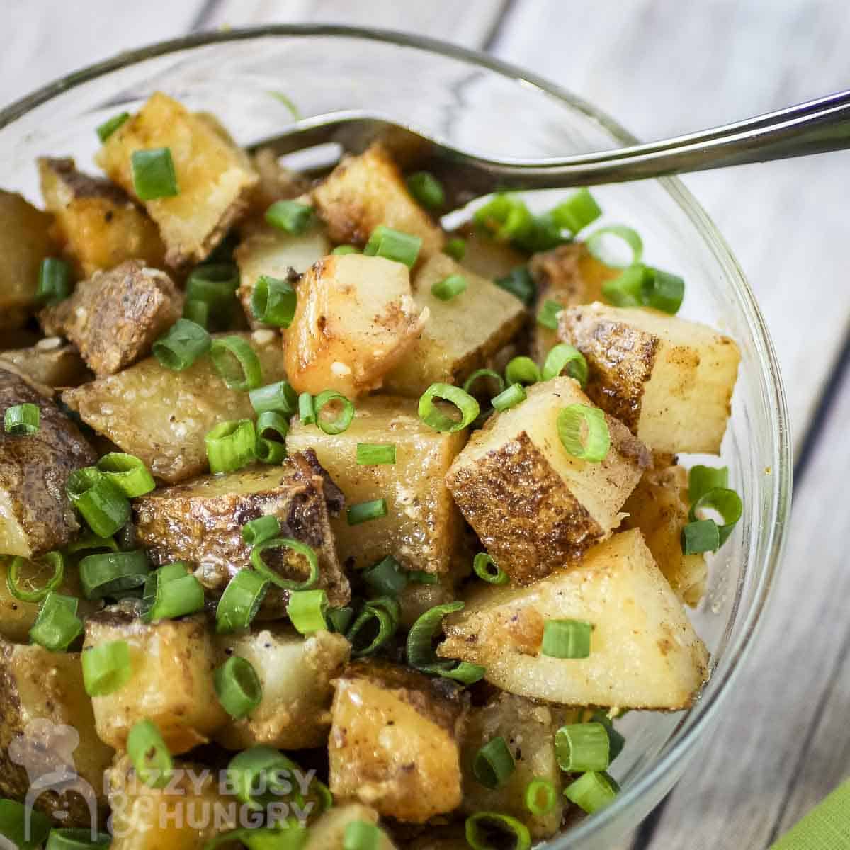 Crispy Roasted Chipotle Potatoes With Garlic