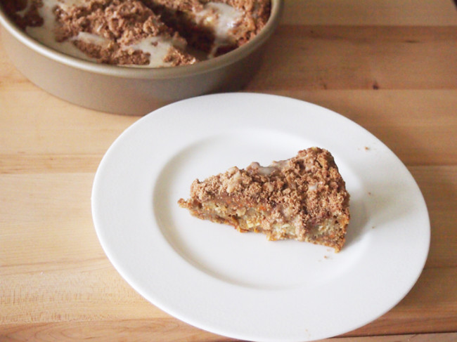 Carrot Cream Cheese Coffee Cake | Pies and Plots