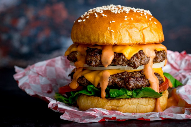 The Ultimate Double Cheeseburger