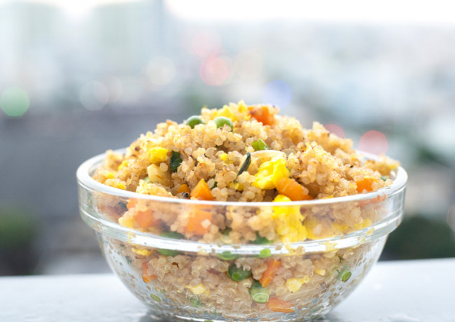 Quinoa Fried “Rice” Recipe: Low Calories In One Cup