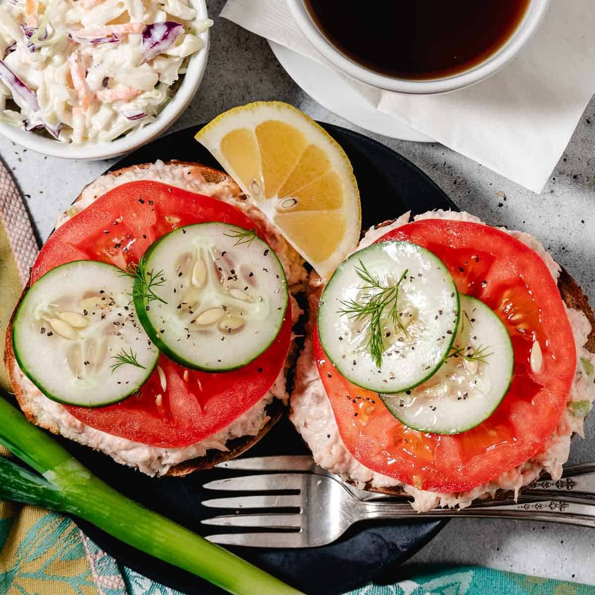 Bagel Store Baked Salmon Salad