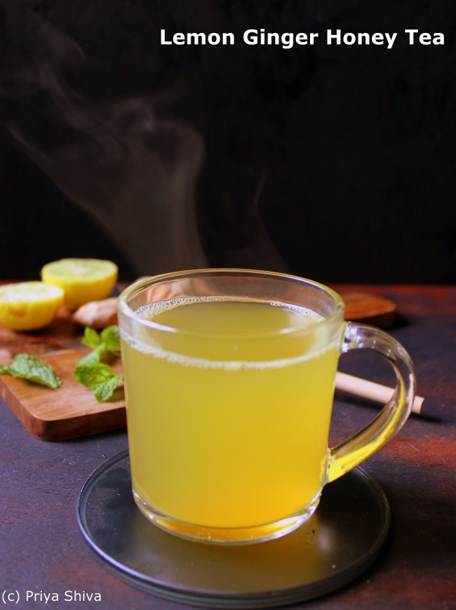 Lemon Ginger Honey Tea