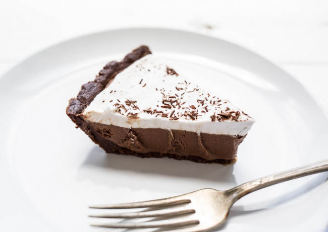 Chocolate Ice Cream Pie (Gluten-Free, Vegan)