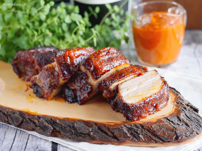 Spicy sticky ribs