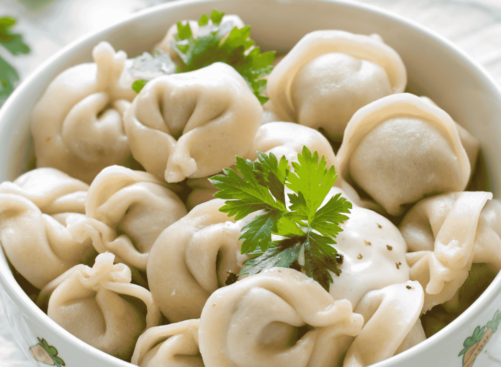 Russian Pelmeni (Meat Dumplings)