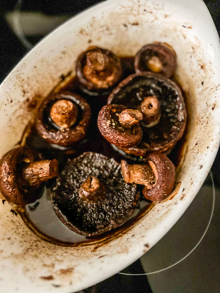 Marinated, Roasted Portobello Mushrooms - Lisa G Cooks