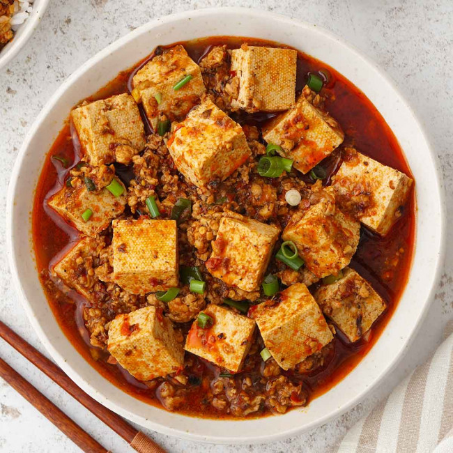 Spicy Sichuan Mapo Tofu