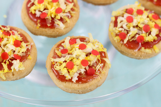 the cutest pizza cookies recipe ever