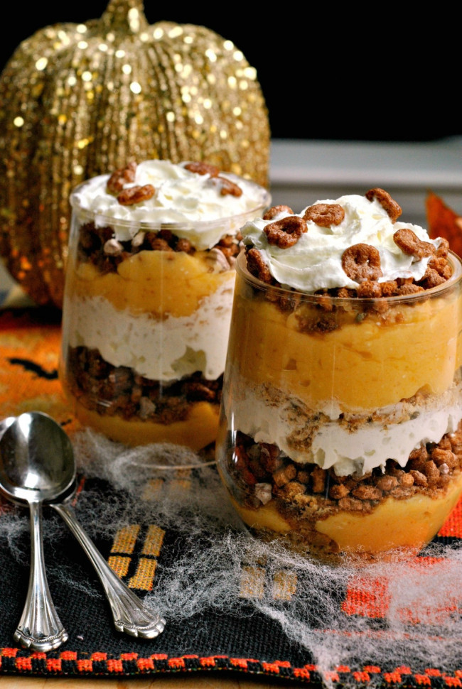 Pumpkin Pudding Trifles