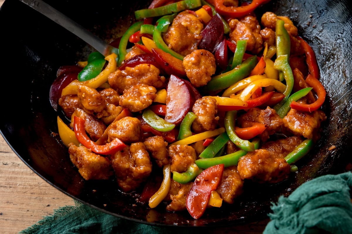 Chinese Plum Chicken Stir Fry