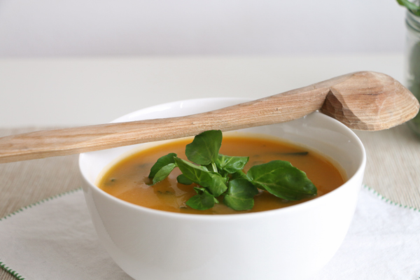 Squash, Swede and Watercress Soup