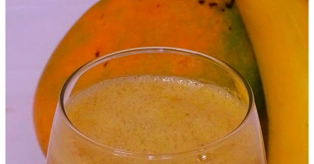  Spicy Veg Recipes: Mango Banana smoothie Recipe 