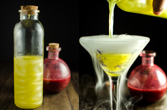 how to make shimmery liqueur & the science!