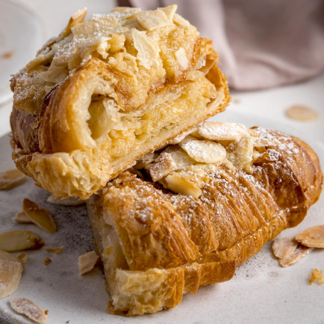 How To Turn Regular Croissants Into Almond Croissants
