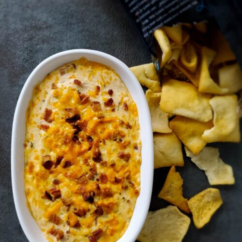 Quick and Easy Cheddar and Bacon Dip