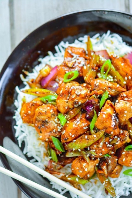 Chinese Black Pepper Chicken Recipe