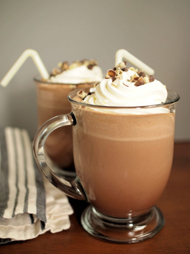Hazelnut Frozen Hot Chocolate