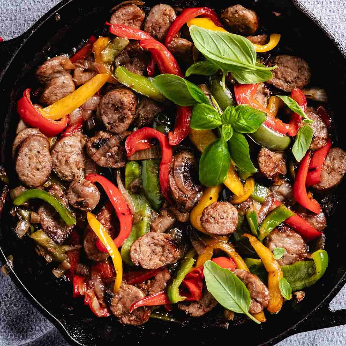 Italian Sausage, Peppers, and Onions