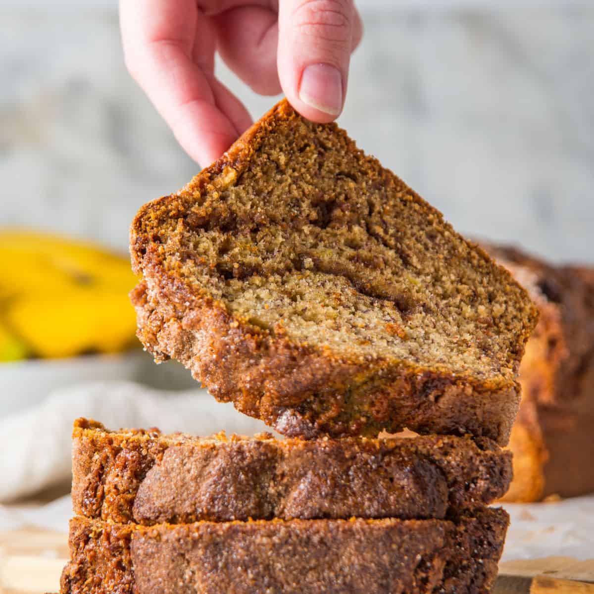 Cinnamon Swirl Banana Bread