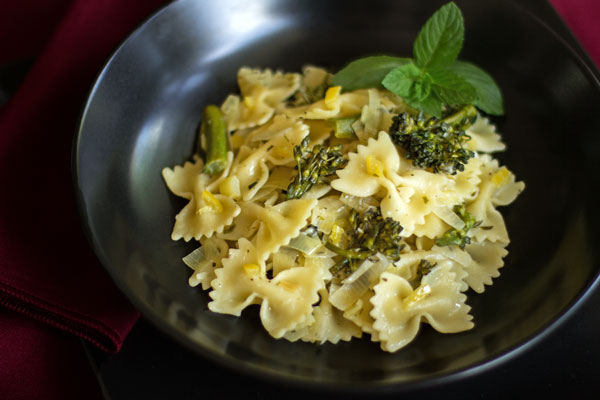 Pasta with Broccolini, Leeks and Preserved Lemon - MJ's Kitchen