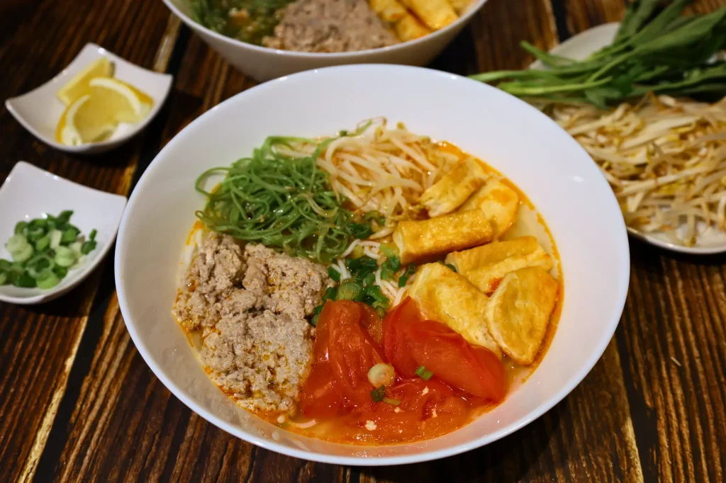 Authentic Vietnamese Crab Noodle (Bún Riêu Cua)